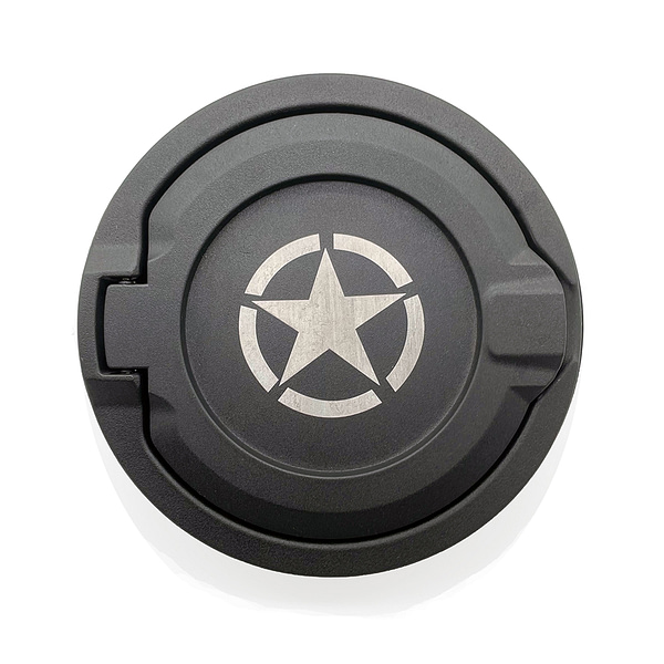 NicetoCar Jeep Wrangler JL JLU Gas Cap Cover Gas Tank Cover